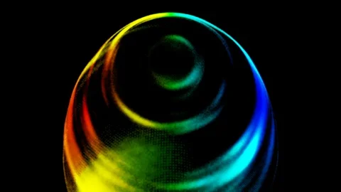 Plasma ring on a dark background.Abstract 4K Motion.Technology,energy Circle Stock Footage 98604179