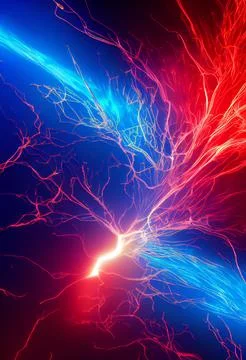 Plasma sphere static electricity Stock Illustration