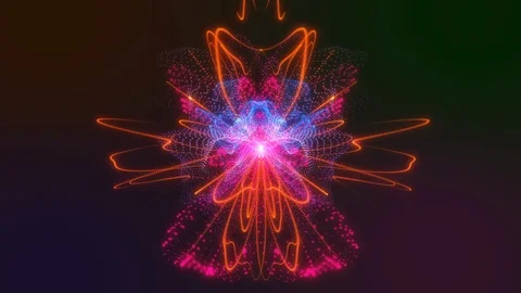 Plasma Sphere Swirl Wave 4K Reality Loop Creative Motion Background. Video stock 118738282