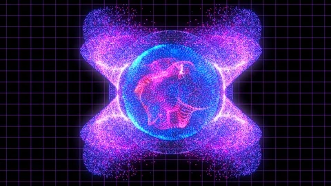 Plasma Sphere Swirl Wave 4K Reality Loop Creative Motion Background. Stock Footage 118836959