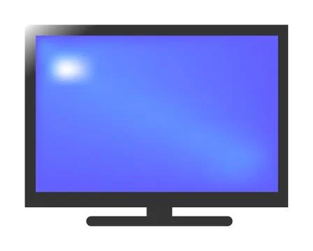 Plasma tv Stock Illustration