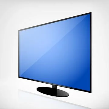 Plasma tv Stock Illustration