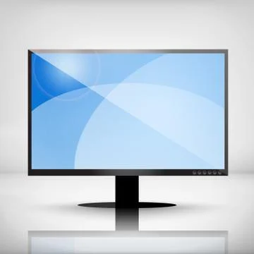 Plasma TV Stock Illustration