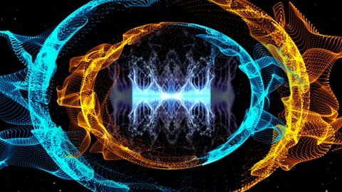 Plasma Wave 3D VJ Loop Stock Footage 161900560