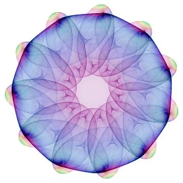 Plasmatic mandala Illustrazione stock