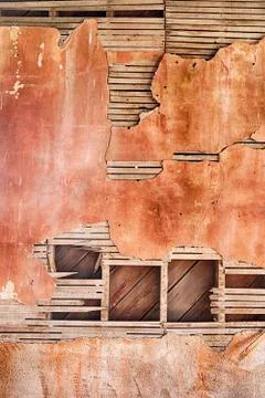 Plaster And Lathe Background Stock Photos