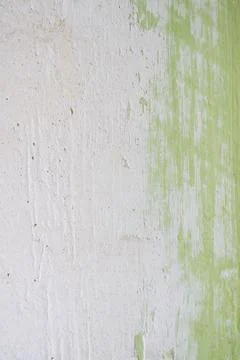 Plaster applied on a wall surface prepared for repair with visible texture .. 写真素材