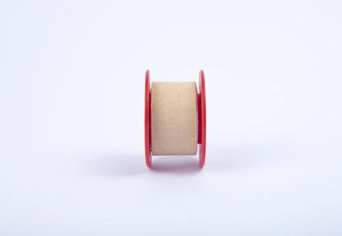 A plaster cross isolated over a white background Stock Photos