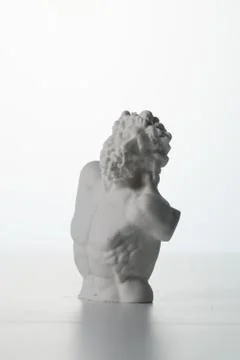 Plaster figure in white background Stock Photos
