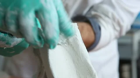 Plaster Stock Footage 10789681