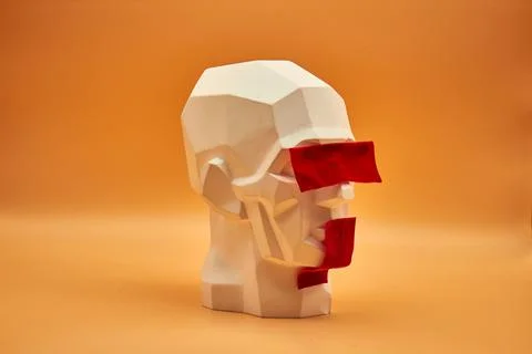 Plaster head. Stock Photos