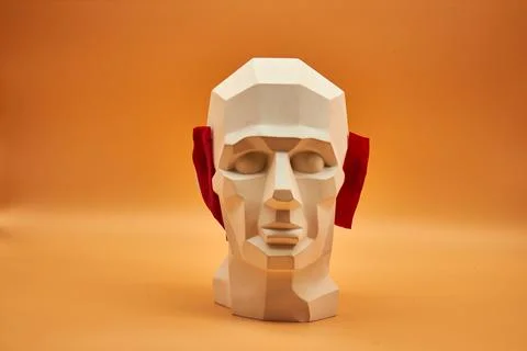 Plaster head. Stock Photos