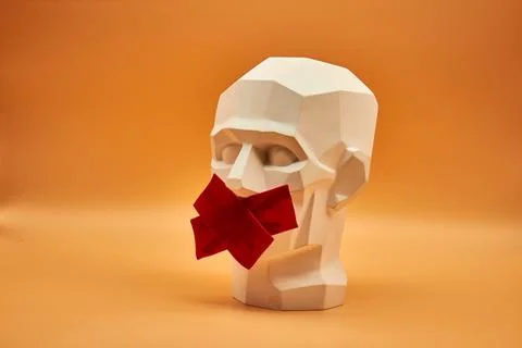 Plaster head. Stock Photos