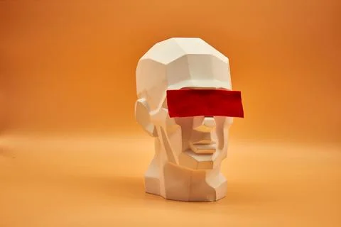Plaster head. Stock Photos