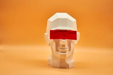 Plaster head. Stock Photos