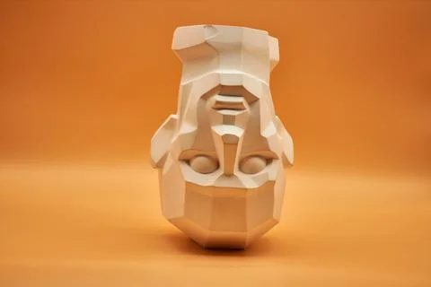 Plaster head. Stock Photos