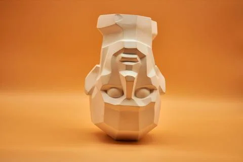 Plaster head. Stock Photos