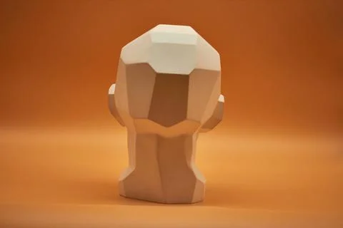 Plaster head. Stock Photos