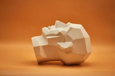 Plaster head. Stock Photos