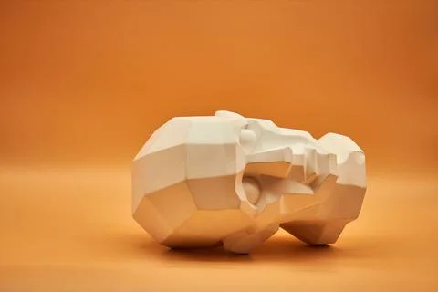 Plaster head. Stock Photos