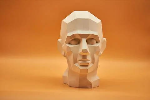 Plaster head. Stock Photos