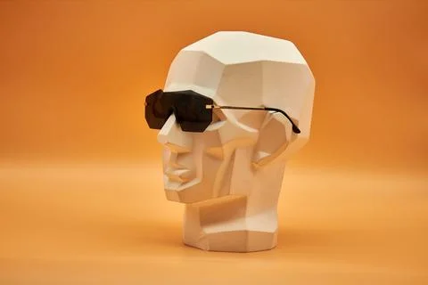 Plaster head. Stock Photos