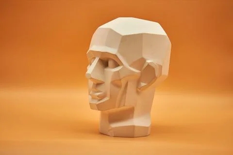 Plaster head. Stock Photos