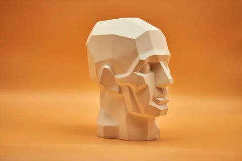 Plaster head. Stock Photos
