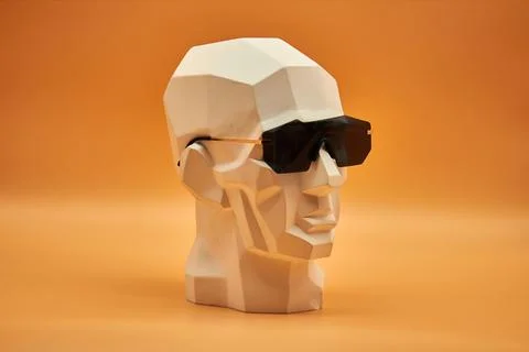 Plaster head. Stock Photos