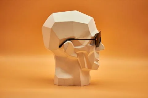 Plaster head. Stock Photos