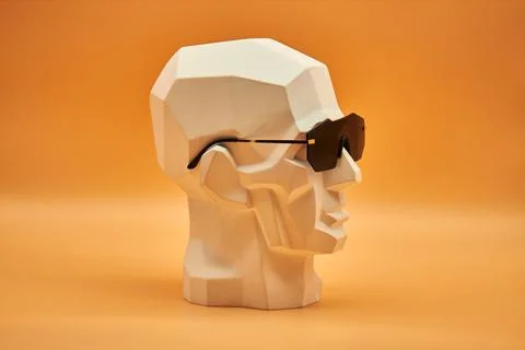 Plaster head. Stock Photos