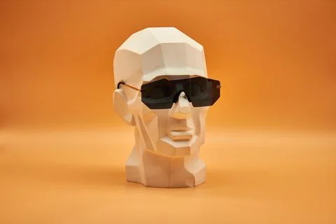 Plaster head. Stock Photos