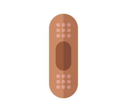 Plaster icon illustrated in vector on white background Stock Illustration