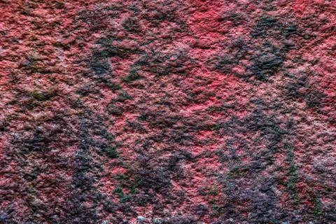 Plaster or cement texture red and black color Stock Photos