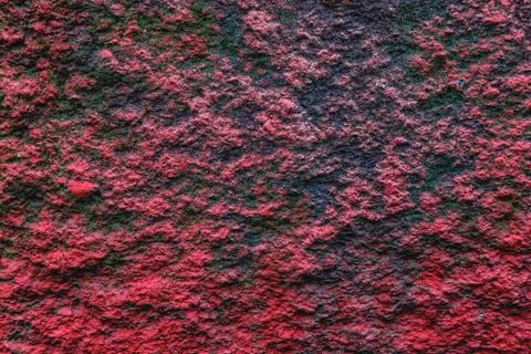 Plaster or cement texture red and black color Stock Photos