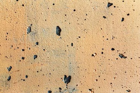Plaster or cement texture yellow color Foto stock