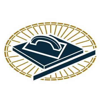 Plaster services - vector icon Stock Illustration