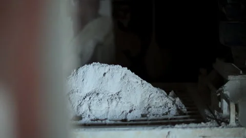 Plaster Spraying Machine with Dry Mix Loaded for Application Stock Footage 317397173