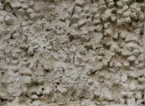 Plaster texture with deep facture painted in white color with little vintage  Stock Photos