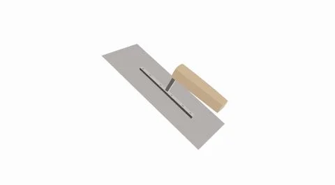 Plaster Trowel Stock Illustration