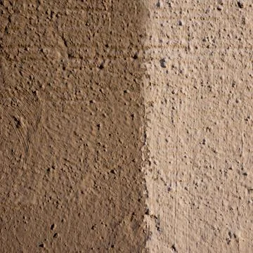 Plaster with two shades of brown. Stock Photos