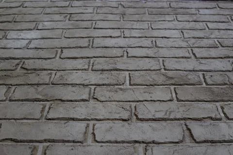 Plaster on the wall in the form of brickwork repair and decoration of walls, Stock Photos