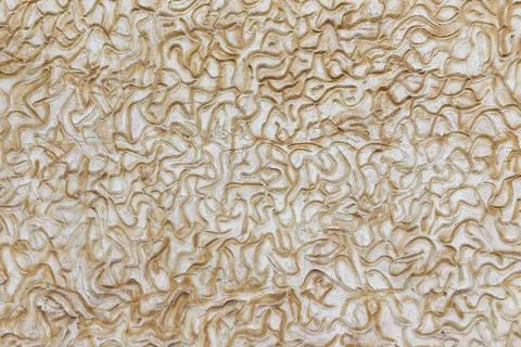 Plaster wall texture background or backdrop with ornaments Stock Photos