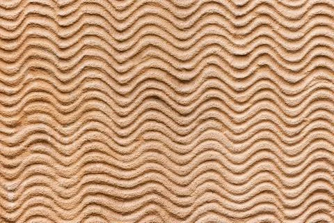 Plaster in a wave form, natural Stock Photos