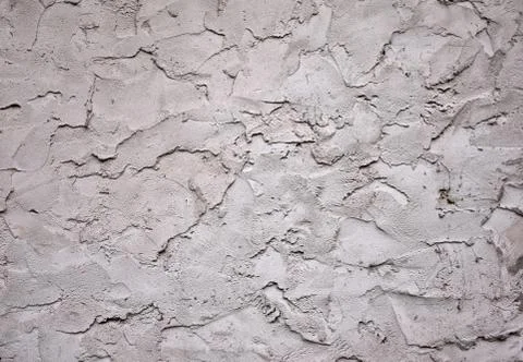 Plastered gray wall. Plaster background.Cement pattern. Stock Photos