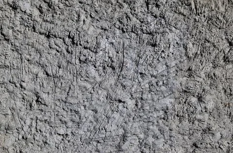 Plastered gray wall. Plaster background.Cement pattern. Stock Photos