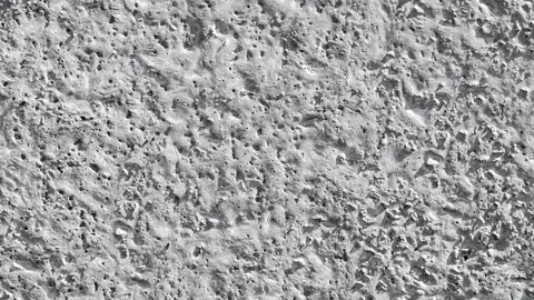 Plastered surface painted with white paint Video stock 310800812