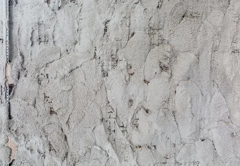 The plastered wall in apartment that is under construction, remodeling Stock-Fotos