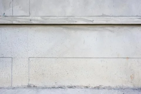 Plasterer concrete worker at wall is under development 스톡 사진