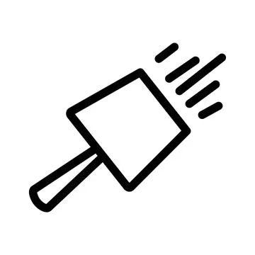 Plastering process icon design in filled and outlined style Stock Illustration